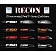 Recon Accessories Emblem - F-250 Super Duty Fenders - 264183AM