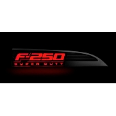 Recon Accessories Emblem - F-250 Super Duty Fenders - 264185RDBK