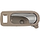 Help! By Dorman Interior Door Handle - Plastic Light Gray Housing With Silver Lever Single - 81828