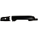 Help! By Dorman Exterior Door Handle - Plastic Black Single - 81830