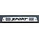 All Sales Center High Mount Stop Light Cover - Silver Polished Sport Aluminum - 44003P