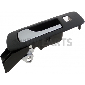 Help! By Dorman Interior Door Handle - Black Housing With Silver Lever Single - 81840-2