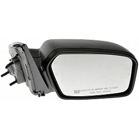 Dorman Exterior Mirror Powered Rectangular Black Single - 9551994