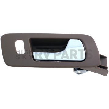 Help! By Dorman Interior Door Handle - Beige Housing With Silver Lever Single - 81843