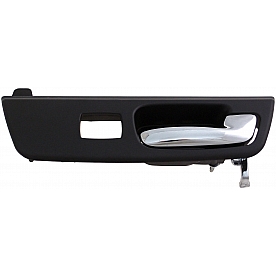 Help! By Dorman Interior Door Handle - Black Housing With Silver Lever Single - 81845