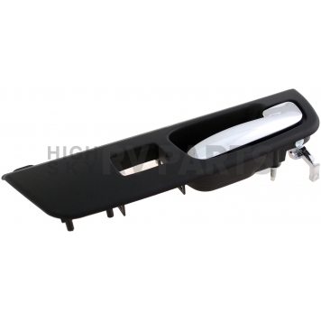 Help! By Dorman Interior Door Handle - Black Housing With Silver Lever Single - 81845-2