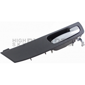 Help! By Dorman Interior Door Handle - Black Housing With Silver Lever Single - 81849-2