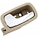 Help! By Dorman Interior Door Handle - Plastic Beige Housing With Silver Lever Single - 81854