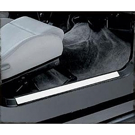 Smittybilt Door Sill Protector - Stainless Steel Silver Set Of 2 - 7486