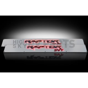 Recon Accessories Door Sill Protector - Aluminum Silver Set Of 2 - 264421FDRD