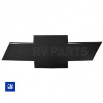 All Sales Emblem - Chevrolet Bow-Tie Black Aluminum - 96125K