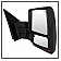 Xtune Exterior Towing Mirror Electric Rectangular Single - 9935398
