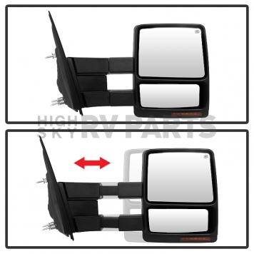 Xtune Exterior Towing Mirror Electric Rectangular Single - 9935398-4