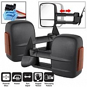 Xtune Exterior Towing Mirror Manual OEM Set Of 2 - 9935695