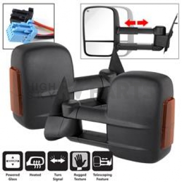 Xtune Exterior Towing Mirror Manual OEM Set Of 2 - 9935695