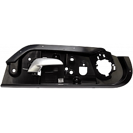 Help! By Dorman Interior Door Handle - Plastic Black Housing With Silver Lever Single - 80376