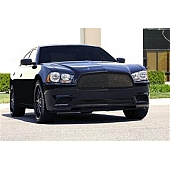 T-Rex Truck Products Grille Insert - Mesh Trapezoid Black Powder Coated Stainless Steel - 51441