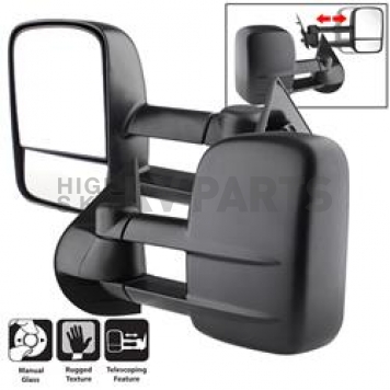 Xtune Exterior Towing Mirror Manual OEM Set Of 2 - 9935626