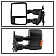 Xtune Exterior Towing Mirror Manual Rectangular Single - 9933141