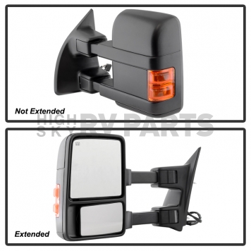 Xtune Exterior Towing Mirror Manual Rectangular Single - 9933141-4