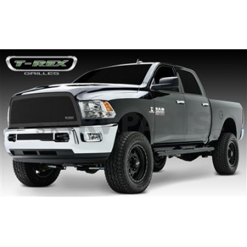 T-Rex Truck Products Grille Insert - Formed Mesh Rectangular Black Powder Coated Mild Steel - 51452