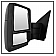 Xtune Exterior Towing Mirror Manual Rectangular Set Of 2 - 9935350