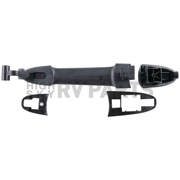 Help! By Dorman Exterior Door Handle - Plastic Black Single - 80934-1