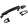 Help! By Dorman Exterior Door Handle - Plastic Black Single - 80934