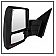 Xtune Exterior Towing Mirror Electric Rectangular Single - 9935367