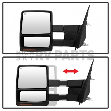 Xtune Exterior Towing Mirror Electric Rectangular Single - 9935367-4