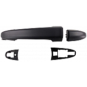 Help! By Dorman Exterior Door Handle - Plastic Black Single - 80935