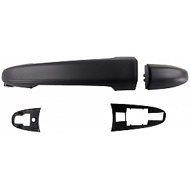 Help! By Dorman Exterior Door Handle - Plastic Black Single - 80935