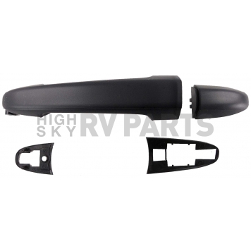 Help! By Dorman Exterior Door Handle - Plastic Black Single - 80935