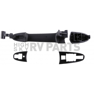 Help! By Dorman Exterior Door Handle - Plastic Black Single - 80935-1