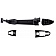 Help! By Dorman Exterior Door Handle - Plastic Black Single - 80935