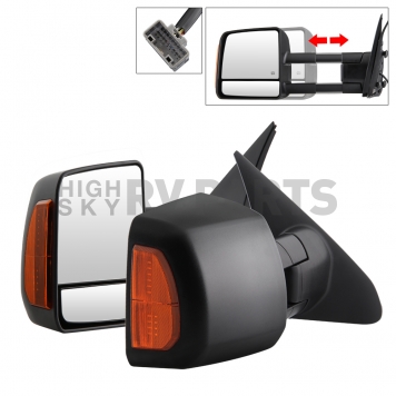 Xtune Exterior Towing Mirror Electric Rectangular Set Of 2 - 9937620