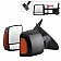 Xtune Exterior Towing Mirror Electric Rectangular Set Of 2 - 9937620