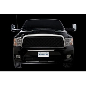 Putco Grille Insert - Black Powder Coated Aluminum Rectangular - 270520B