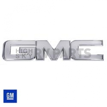 All Sales Emblem - GMC Silver Aluminum - 96504C