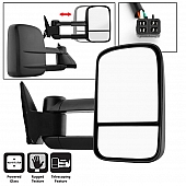 Xtune Exterior Towing Mirror Manual Rectangular Single - 9932885
