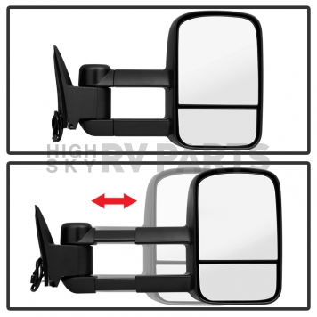 Xtune Exterior Towing Mirror Manual Rectangular Single - 9932885-4