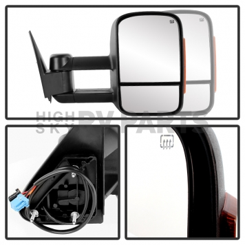 Xtune Exterior Towing Mirror Manual Rectangular Single - 9933035-1