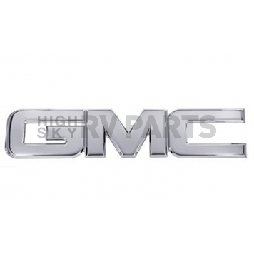 All Sales Emblem - GMC Silver Aluminum - 96514P