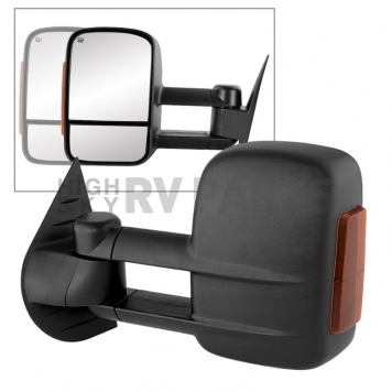 Xtune Exterior Towing Mirror Manual Rectangular Single - 9933042
