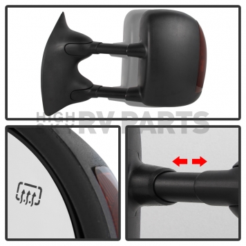 Xtune Exterior Towing Mirror Manual Rectangular Single - 9933066-1