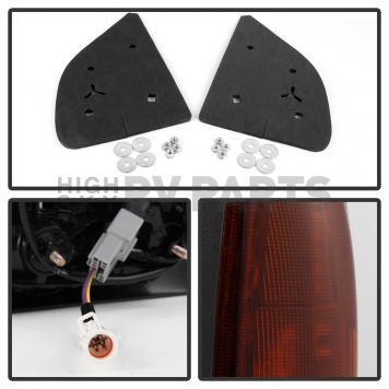 Xtune Exterior Towing Mirror Manual Rectangular Single - 9933066-2