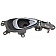 Help! By Dorman Interior Door Handle - Paddle OEM Gray Housing With Silver Lever Single - 80944