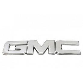 All Sales Emblem - GMC Silver Aluminum - 96515C