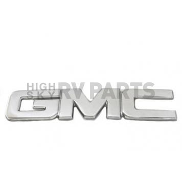 All Sales Emblem - GMC Silver Aluminum - 96515C