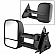 Xtune Exterior Towing Mirror Manual Rectangular Single - 9924873
